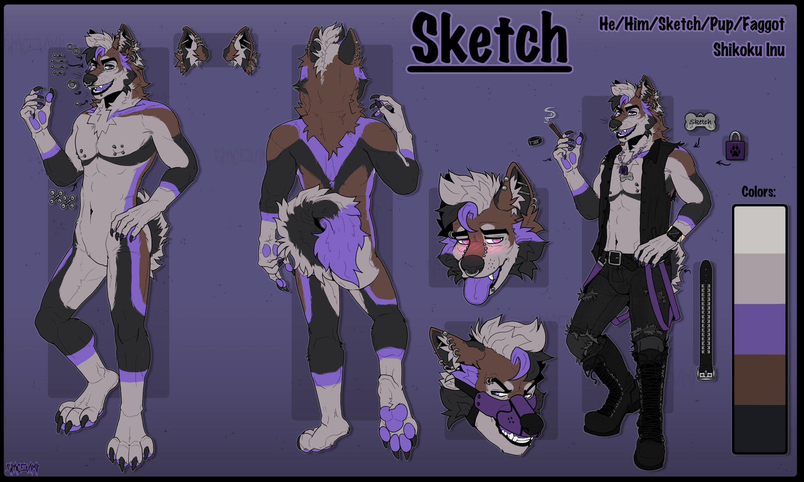 2 fullbodies + 2 Headshots + Outfit Ref