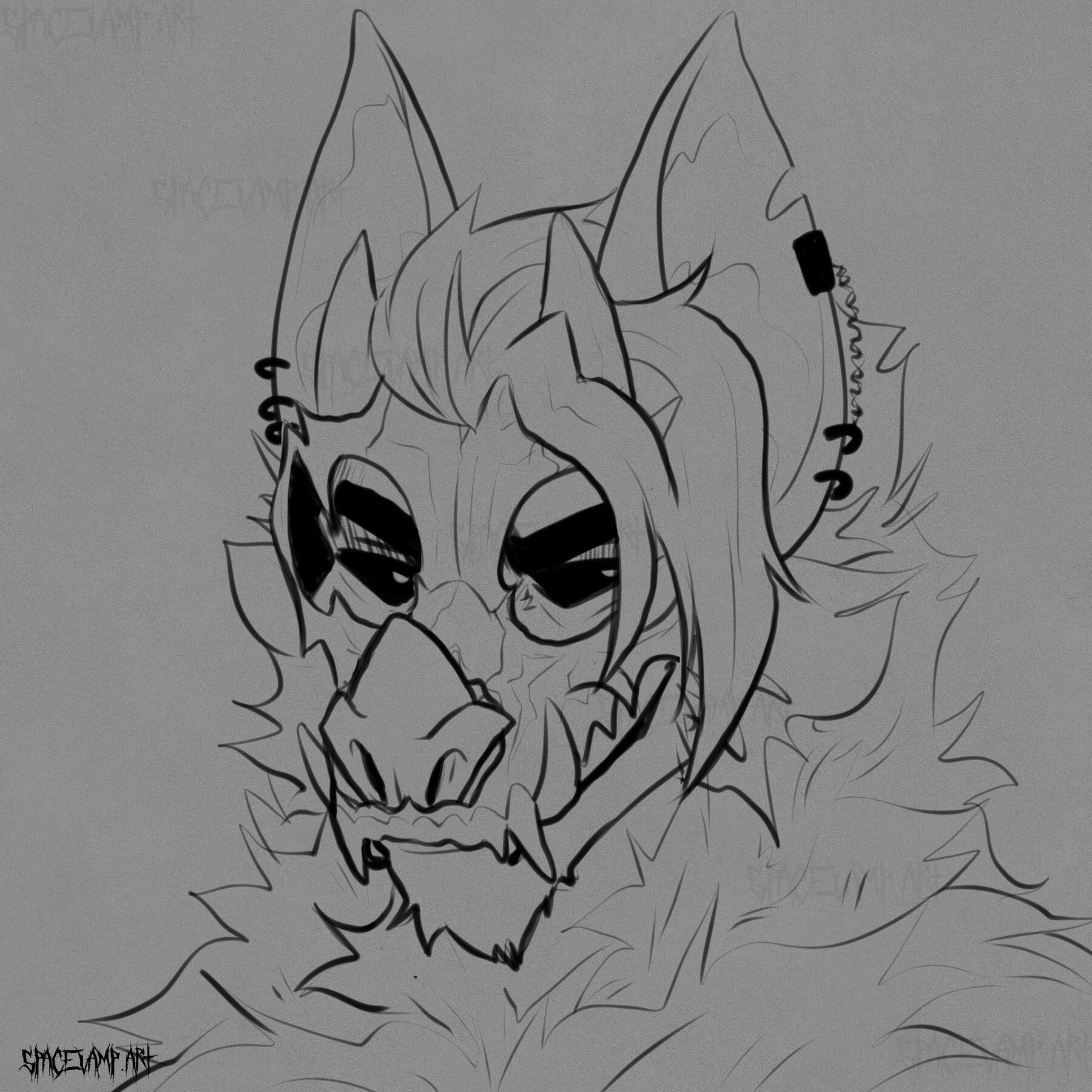 Sketch $40 usd +$10 for color